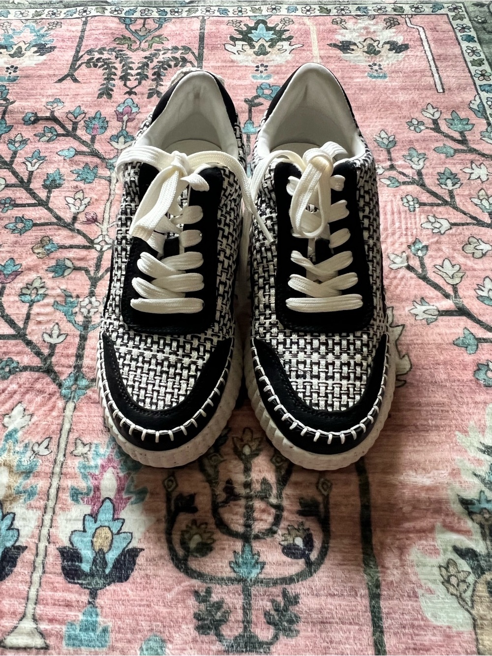 Universal Thread Tweed-Effect Platform Sneakers